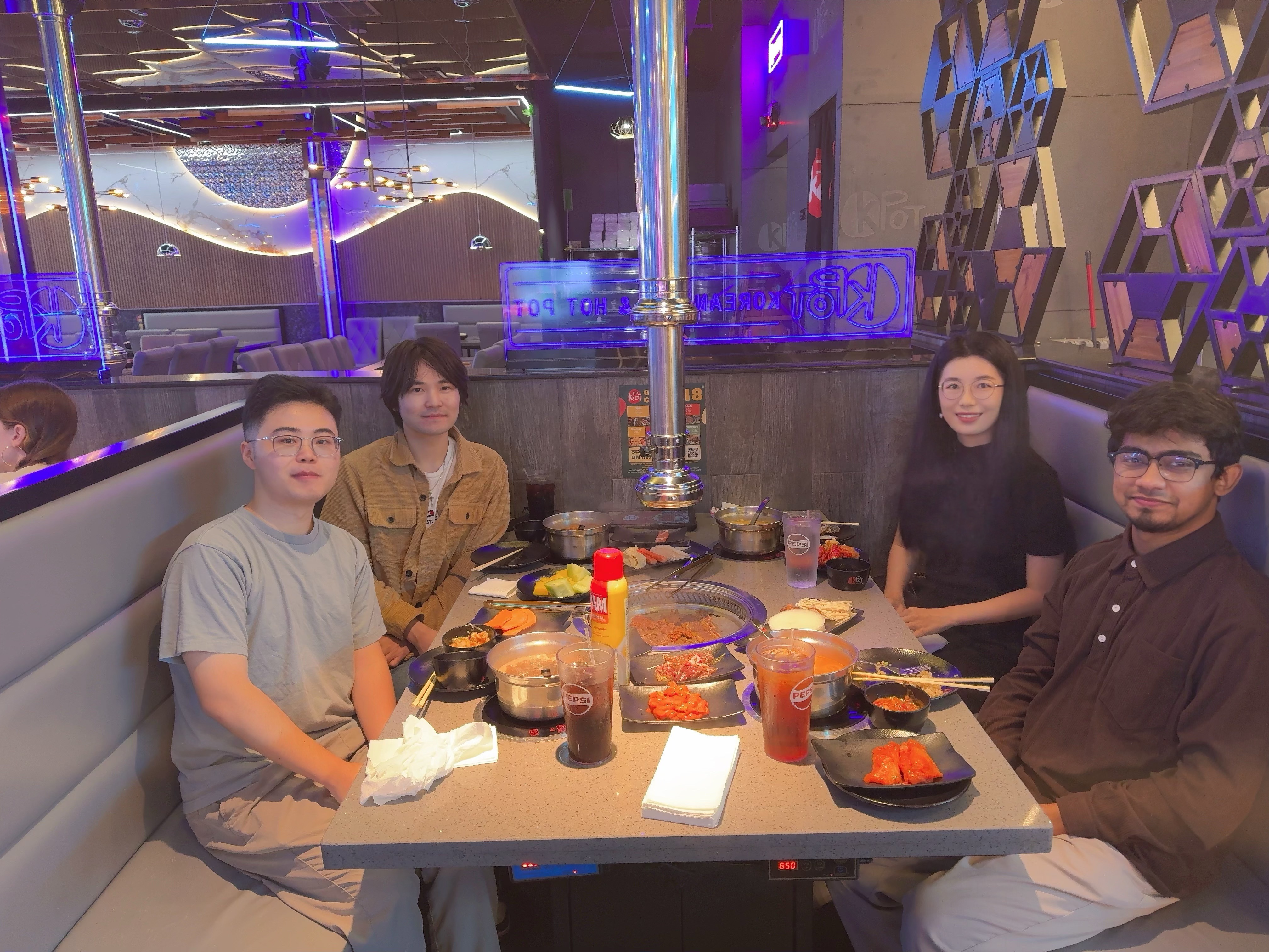MINDxAI Lab retreat with new Ph.D. students Qunli Liu and Udit Kumar Das