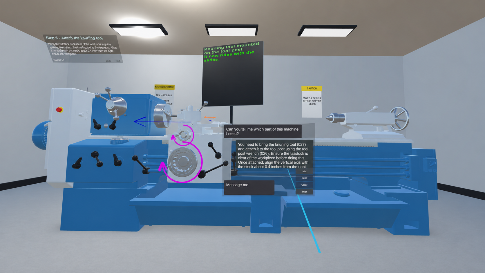 AI-enabled virtual reality manufacturing foundry project graphic